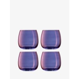 Stemless Glass 370ml Polar Violet x 4