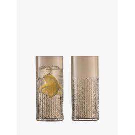 Wicker Highball 400ml Taupe x 2