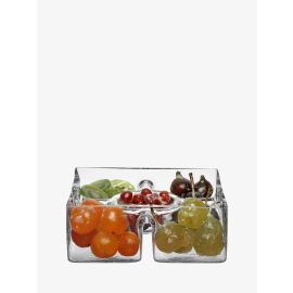  Serve Square Platter 23cm Clear