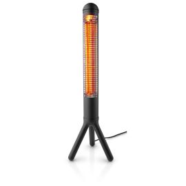 HeatUp patio heater 1500W Water resistant IPX4, Outdoor Patio Heater Heat up in 5 seconds Floorstanding Portable Infrared Indoor & Outdoor Patio Heater for Commercial Courtyard Garden Wedding Party