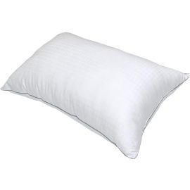 Hotel Linen Klub DEYARCO Soft Comfort 250TC Box Sateen Cotton Pillow Single Piping, 50 x 75 cm,White