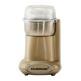 Olsenmark OMCG2227 200W Coffee Grinder - Electric Grinder - Stainless Steel Jar &Blades for Coffee Beans, Spices & Dried Nuts Grinding - Detachable Bowl, Transparent Lid -50 g Capacity Mill