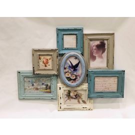 Picture Perfect: A Stunning Wall Art with 7 Assorted Colors Attached Frames