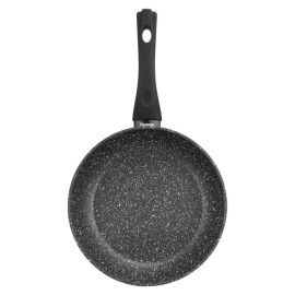 Fissman Frying Pan Aluminium Fiore Series Marble Non Stick Coating With Induction Bottom Black 44x26x5.4cm