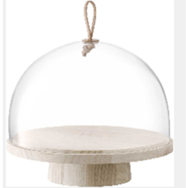 Ivalo Ash Stand & Dome Ø28cm/H23cm Clear