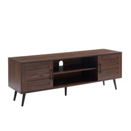 Keverler TV Stand, tv stand entertainment center /media console tv table/ tv unit media storage/ tv bench