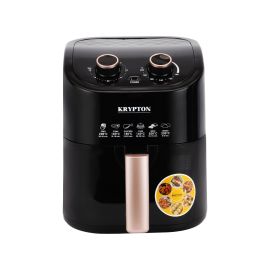 Krypton Air Fryer- KNAF6362/ 1400 w, 3.5 l Capacity with Non-Stick Pot with Rack, Oil and Fat Free Cooking/ Time and Temperature Adjustable Control, 1-30 minutes Timer, 100-200 Degree Celsius/ Vortex Technology for Making Fries, Steak, Chicken, Meat, Brea