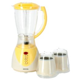 Krypton KNB6029 300W 3 in 1 Blender - 1.5 ltr Blender Jar with Grinder Cups|Over Heat Protection | Heavy Duty