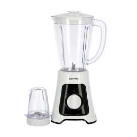 Krypton KNB6125 400W Blender, 2 In 1 with 1.5L Plastic Jar - Powerful Copper Motor with 2 Speed Mode & Pulse Function - Crusher, Grinder, Juicer