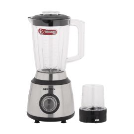 Krypton Stainless Steel 2-in-1 Blender, 1.5L PC Jar, KNB6389 | 2 Speed with Pulse Function | Stainless Steel Blades Mixer Grinder | Smoothies, Blend, Chop, Grind