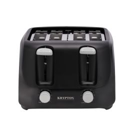 Krypton Bread Toaster|KNBT6295|1400W|4 Slice Slot Bread Toaster| Adjustable Browning Control| Self Centering Function| Removable Crumb Tray| Cord Storage Function