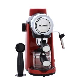 Espresso Coffee Machine, 5 Bar Die-Casting Boiler, KNCM6319 | Stainless Steel Filter | On/Off Light Indicator| Auto Pressure Release | High Pressure Frothing Function | 0.24L/4 Cups