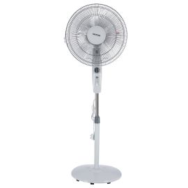 Krypton 16" Oscillating Stand Fan | 3 Speeds | Floor Standing | Height Adjustable | 16 Inch Tilting Head | Electric 60W | Floor Standing Fan | Cooling for Summer in Home/Office