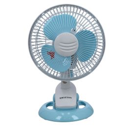 Krypton 2-IN-1 Desk Fan- KNF6116| High Performance Table Fan with 2-Speed Controls and 3 Leaf Blades| Oscillation and Efficient Cooling, Perfect for Home and Office Use| High Quality 30W Motor for High Speed Wind