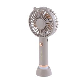 Krypton Rechargeable Mini Fan- KNF6132/ with Long Working Hours and Strong Wind/ Powerful and Efficient Cooling, High Performance/ with Super Bright Light, Perfect for Home, Office, Study Room, etc.