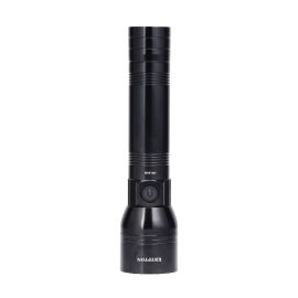 Krypton Rechargeable LED Flashlight- KNFL5438| Energy Efficient Design with Type C Charging, Compact, Portable and Light-Weight Design with Long Operating Time up to 5 Hours, 1200M Real Range Distance| Perfect for Indoor and Outdoor Use