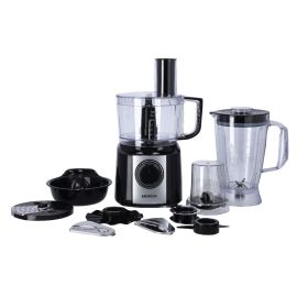 Krypton 10 In 1 Food Processor 800 W - 2 Speed with Pulse | Overheat & Child Safe | Double Safety Lock |10 Variable Attachment | Ideal for Slicer Shredding Grinding & More