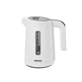 Krypton Electric Kettle,1.7L Automatic Cut Off Kettle, KNK5277 | 360 Rotational | Boil Dry Protection | 2200W Fast Boil Kettle | Double Sides Water Window | Ideal for Hot Water, Tea Etc