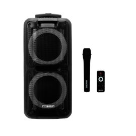 Krypton Portable and Rechargeable Professional Speaker, KNMS5201 | BT/ USB/TF Card/ FM Radio/ TWS Connection | Remote Control | Ideal for Professional, Party, Home & More