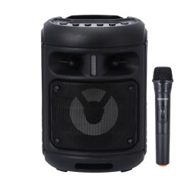 Portable Rechargeable Speaker with Wireless Mic | KNMS5392 | BT/TF/USB/FM/AUX/SD card Inputs - Karaoke Speaker | Bluetooth 4.2 