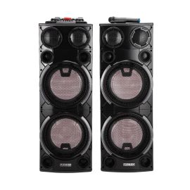 Krypton 2.0 CH Professional Speaker System, Remote Control, KNMS6219 | USB, SD, FM, Bluetooth, Aux-in, Microphone Inputs | LED Display | Wireless Microphone For Karaoke