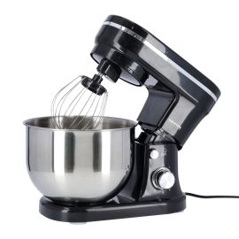 Krypton Kitchen Machine, 5L Stainless Steel Bowl, KNSM6229 | 800W | Stand Mixer with Splashguard Lid | 6 Speed Control, Eject Button, Turbo Function | Whisk, Beaters & Dough Hooks