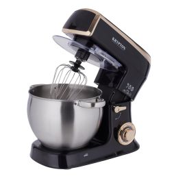 Krypton   Stand Mixer, Kitchen Machine with 8.5L SS Bowl,  6 Speed with Pulse, LED Power Indicator, Aluminum Dough Hook and Flat Beater, Stainless Steel Whisk