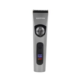 Krypton Professional Hair and Beard Trimmer- KNTR5467/ Rechargeable with High-Capacity Li Battery and 4 Hours Working Time, Quick Charge/ Detachable Blades and Waterproof IPX6/ LED Display, Cordless, Perfect for Home and Saloon Styling