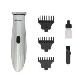 Krypton Rechargeable Digital Hair Clipper- KNTR6024N/ with High-Capacity, Stainless Steel Blade, and 60 minutes Working/ LED Display, 3 Combs, Battery Indicator/ Waterproof IPX5, Perfect for Home and Saloon Stylin