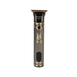 Krypton Rechargeable Trimmer- KNTR6091/ Hair and Beard Trimmers with High Speed and Continuous Working Up to 120 Minutes, 3, 6, 9 mm Combs/ Perfect for Salon and In-House Styling/ Rustic Style for all Ages, Black and Golden