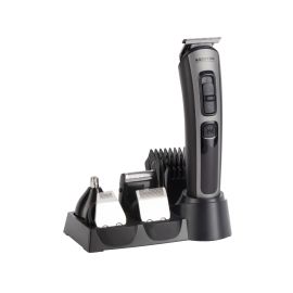 Krypton 11-IN-1 Digital Grooming Set- KNTR6154| With Interchangeable Heads and Comb Attachments| Novel LED Display for Battery Capacity, Works 60 Minutes Continuously on Full Charge| Prefect for Home and Professional Styling| Black