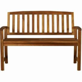 Leora Garden Bench Wooden Sofa For Outdoor Patio Furniture Garden Bench With Backrest and Armrest – Outdoor Furniture Garden Chair