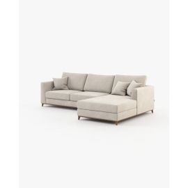 London Corner Sofa Beige, Couch, loveseat, settee