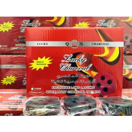 LUCKY BAKHOOR CHARCOAL ROUND 20 PCS