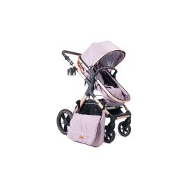 Belecoo one fold-to-half luxury pram 2 in 1 - Khaki