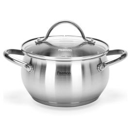 Fissman Martinez Stock Pot With Lid Silver 16 x 9cm