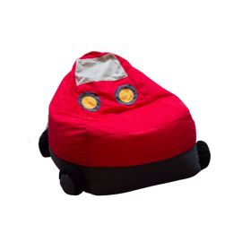 MEEP BAG - Car chair/ Kids Red Comfy Bean Bag