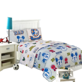 MICKEY BED SHEET SINGLE 2PC