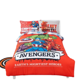 MICROFIBER COMFORTER SINGLE 3PC PANEL AVENGER