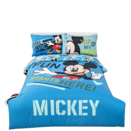 MICROFIBER COMFORTER SINGLE 3PC PANEL MICKEY D