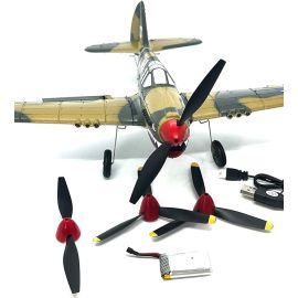 MZtoyz - SkyMaster X4: Ultimate P-40 for Beginners with Xpilot Stabilization System & One-Key Aerobatic Action (EXA76113)