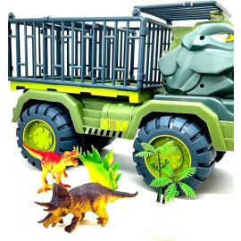 MZtoyz Dinosaur Transport Car Carrier Truck for Kids, Car for Children, Kids Boirthday Gift