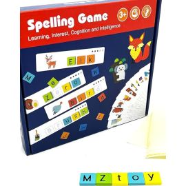 MZtoyz Spelling Game, Learning, Intract, Cognition, and Intelligence, Pre-school learning and spelling game and words activity