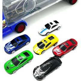 MZtoyz Truck for Kids and Toddlers, Loading truck with 6 Small Cars for boys and Girls