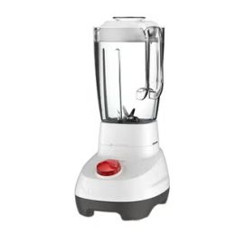 MOULINEX SUPERBLENDER KITCHEN BLENDER 2 L STAINLESS STEEL ACCESSORIES GRINDER GRATER TWO SPEEDS PULSE ZELKROM MATERIAL FOUR REMOVABLE BLADES 2 L 700 W LM207128 White