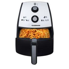 Olsenmark 1500W OMAF2346X Air Fryer with Rapid Air Circulation System - 80-200 C Adjustable Temperature Control for Healthy Oil Free or Low Fat Cooking 30 Minute Manual Timer Overheat Protection - 4.5 Litre 