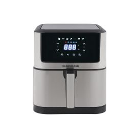 Olsenmark Digital Air Fryer- OMAF7032/ 1800 w, 8 l Capacity with Non-Stick Frying Pot and Tray, Oil Free Cooking/ LED Display with Touch Screen 7 Preset Cook Modes Black