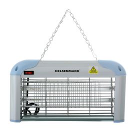 Olsenmark OMBK1512 Fly & Insect Killer - Powerful Fly Zapper 2x15W UV Light Tube - Electric Bug Zapper, Insect Killer, Fly Killer, Wasp Killer - Insect Killing Mesh Grid