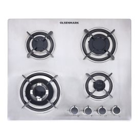 Olsenmark Highly Durable Stainless Steel 2 In 1 Built in Gas Hob with Auto Ignition & Low Gas Consumption OMCH1824