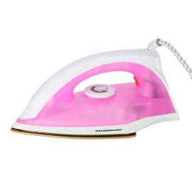 Dry Iron - Golden Non-Stick Coating Sole Plate - OMDI1696 | Adjustable Temperature - Power Indicator - Overheat Protection